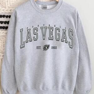 Las Vegas Football Graphic Crewneck Sweatshirt